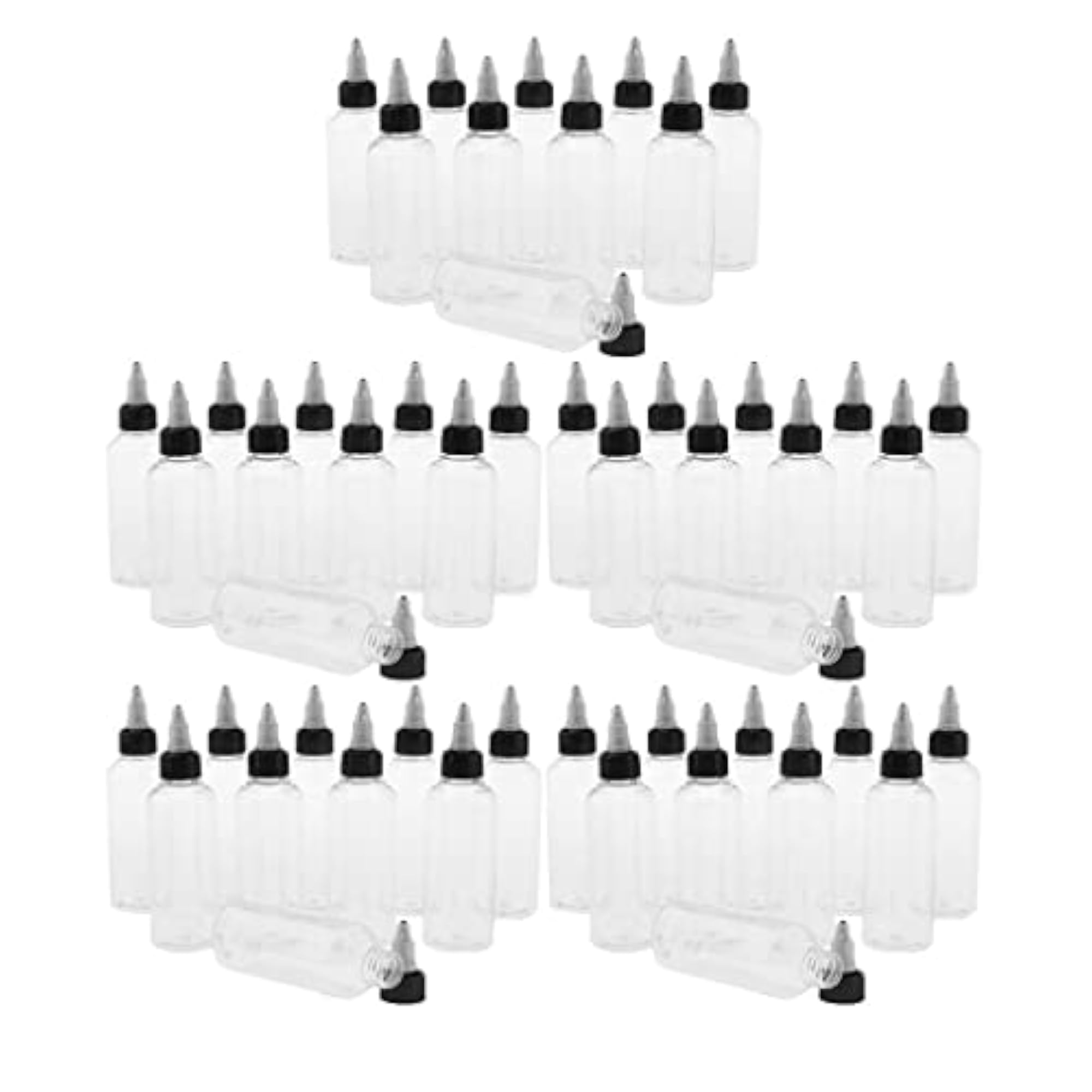 50pcs 100ml Empty ABS Squeeze Bottle